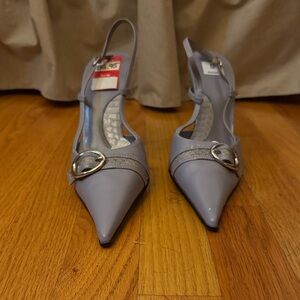 Vintage Bakers Light Purple Slingback Heels